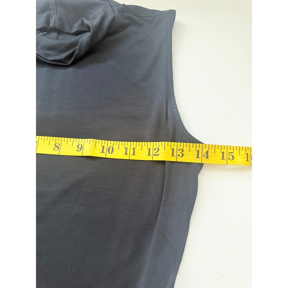 Everlane Mock Neck Sleeveless Bodysuit Women S Black Chic, Minimalist - Picture 5 of 7